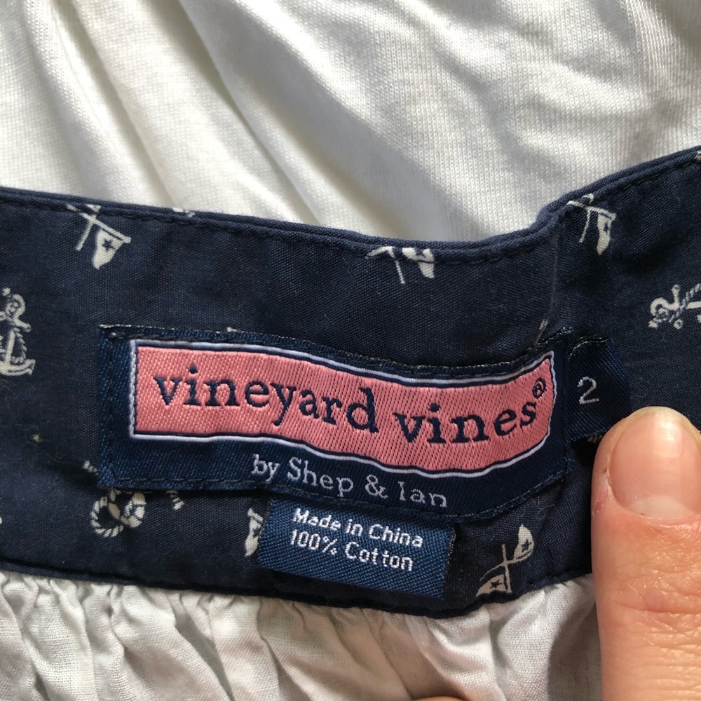Vineyard Vines Shep & Ian skirt Sz 2 - Picture 4 of 8